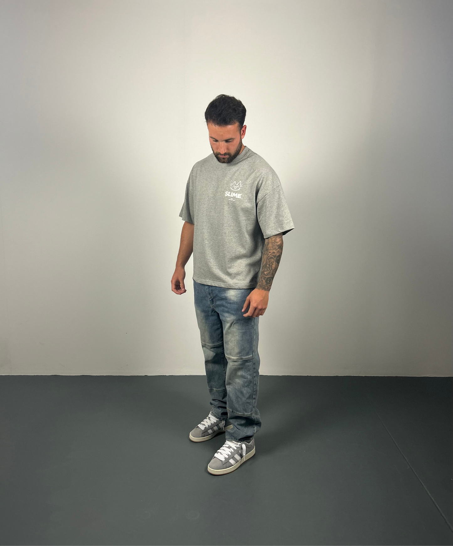 Marl Grey Blackout Tee