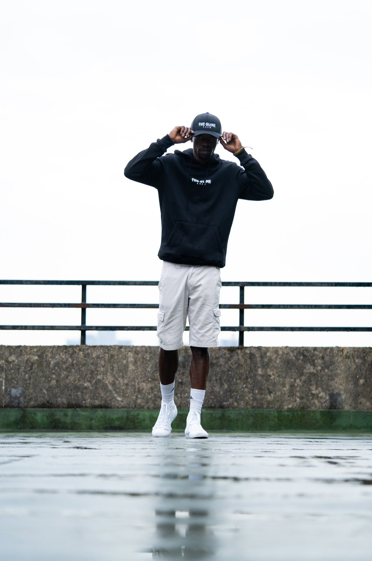 Black Strikeout Hoodie