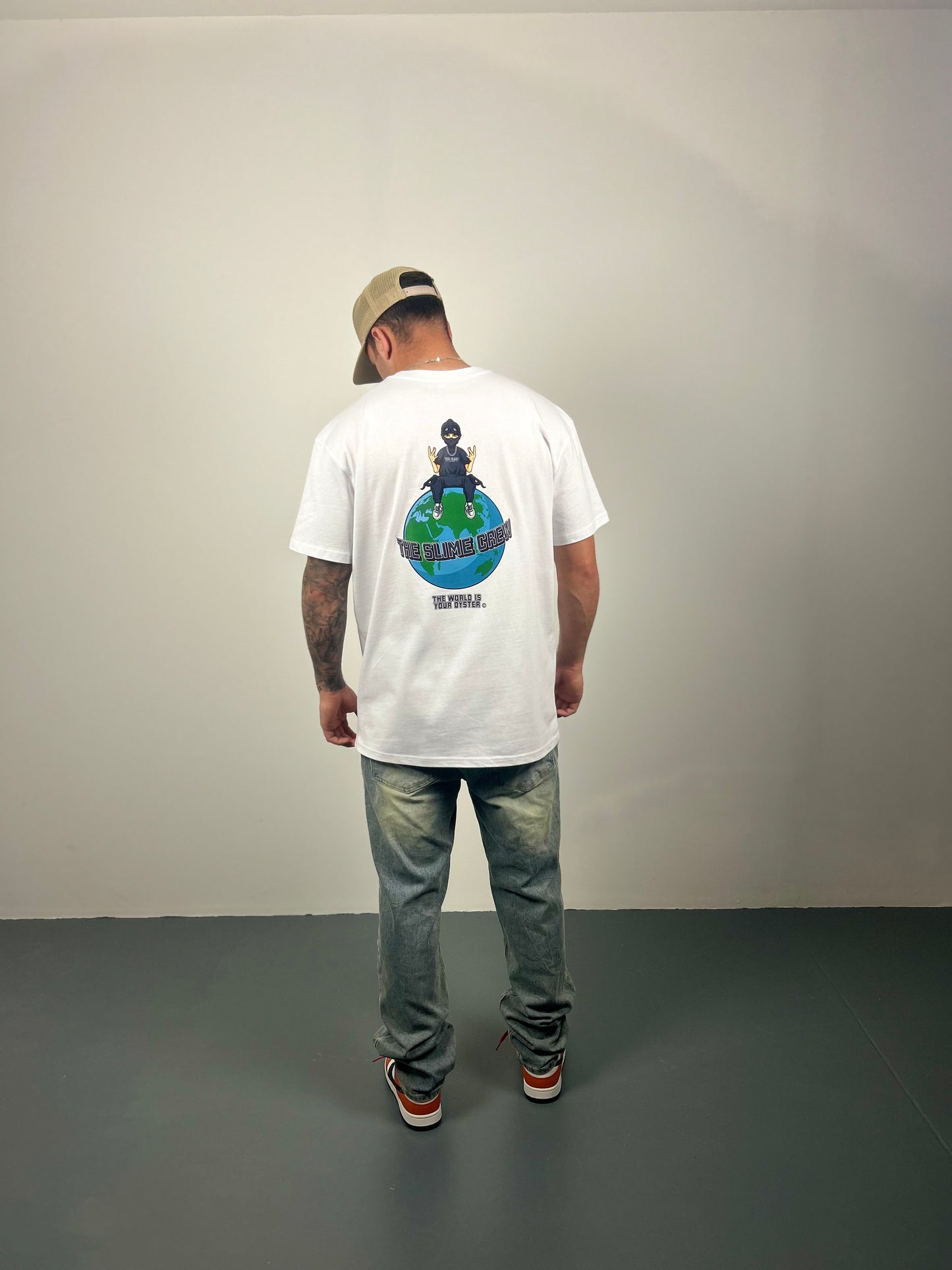 White Worldwide Tee